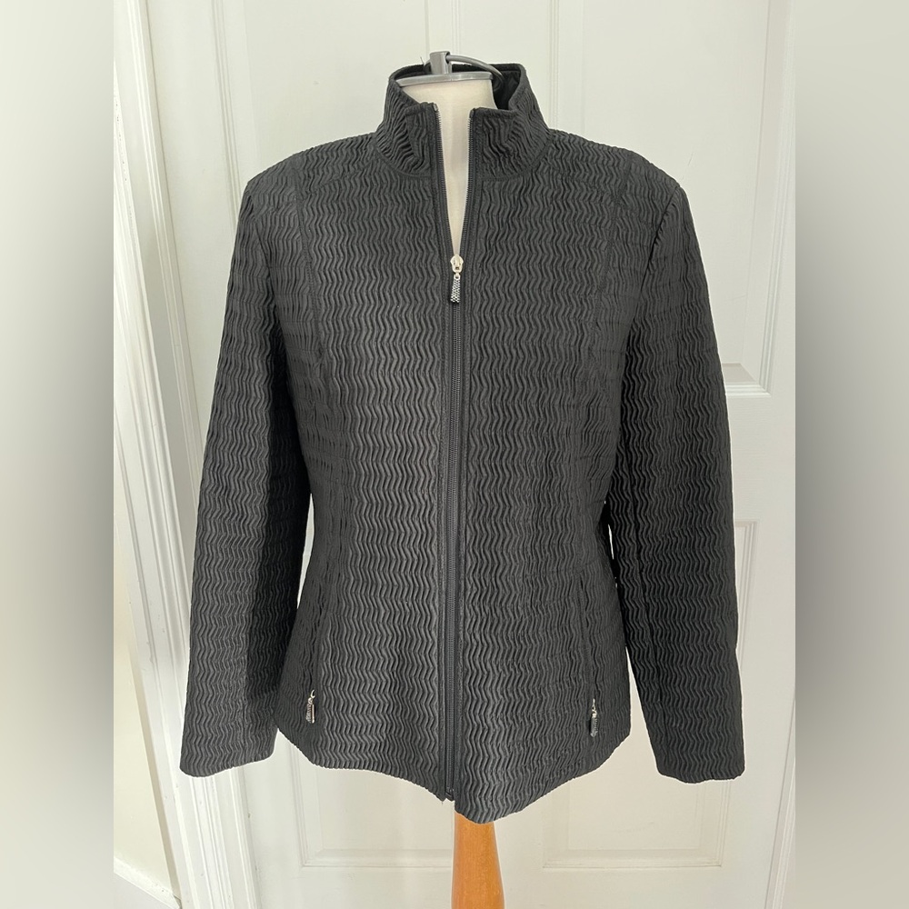 Pendleton Elegant Black Textured Women's Jacket size large